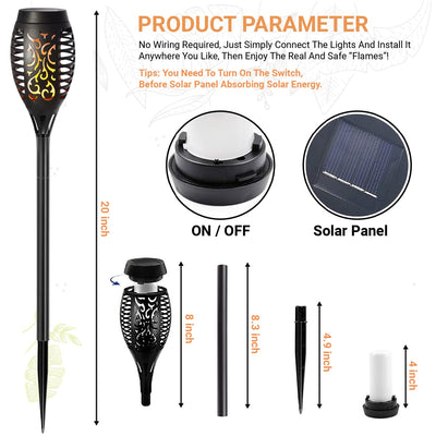 SOLAR CHARGABLE GARDEN DECORATION WATER PROOF LED LIGHT - Luxury Choice