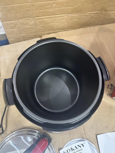 sokany  Pressure Cooker Stainless Steel Multi 6L Capacity - Luxury Choice