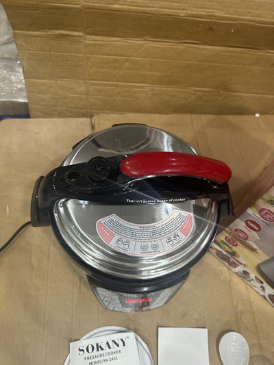 sokany  Pressure Cooker Stainless Steel Multi 6L Capacity - Luxury Choice