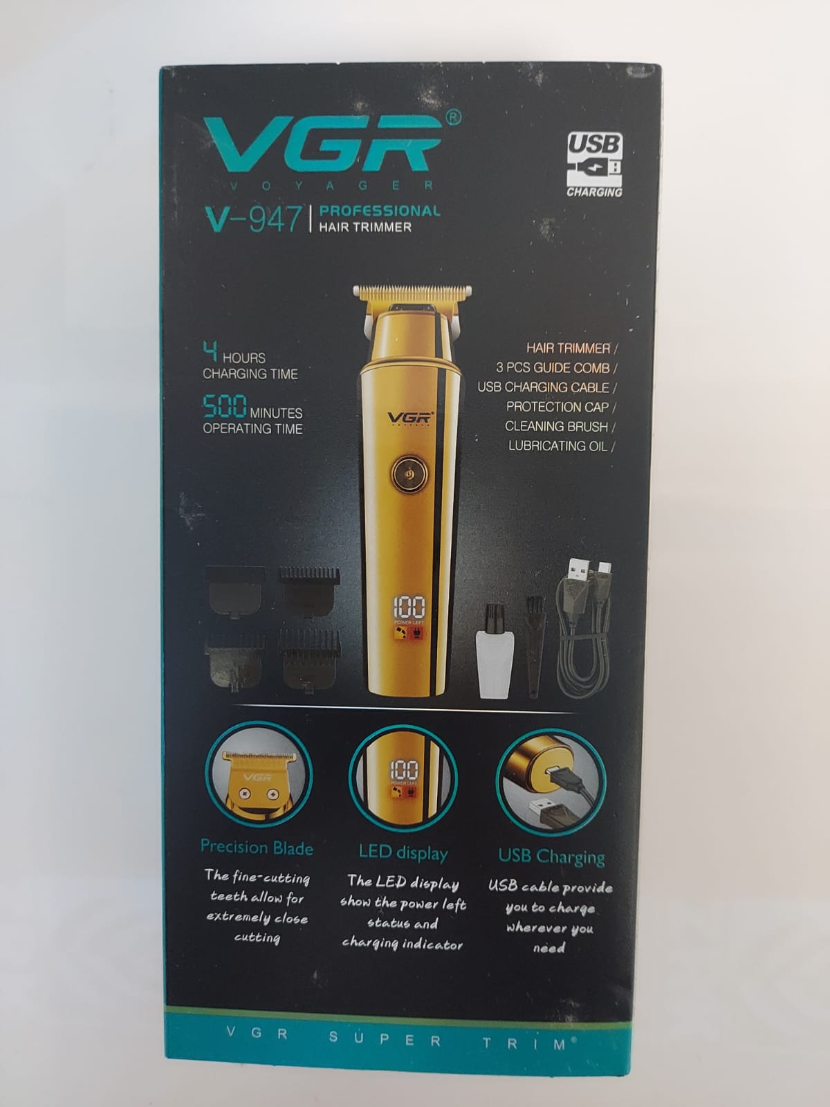 A!MAZON Lot Rechargeable Professional Hair Trimmer - Luxury Choice
