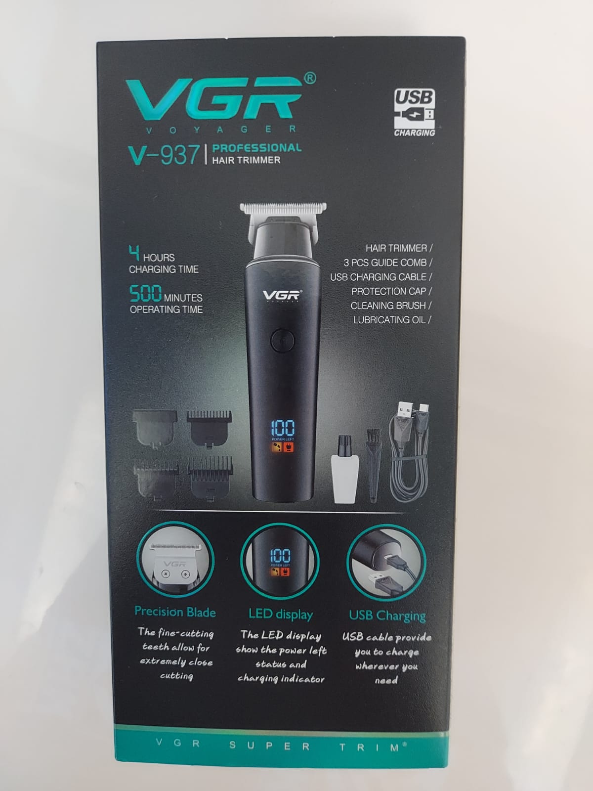 A!MAZON Lot Rechargeable Professional Hair Trimmer - Luxury Choice