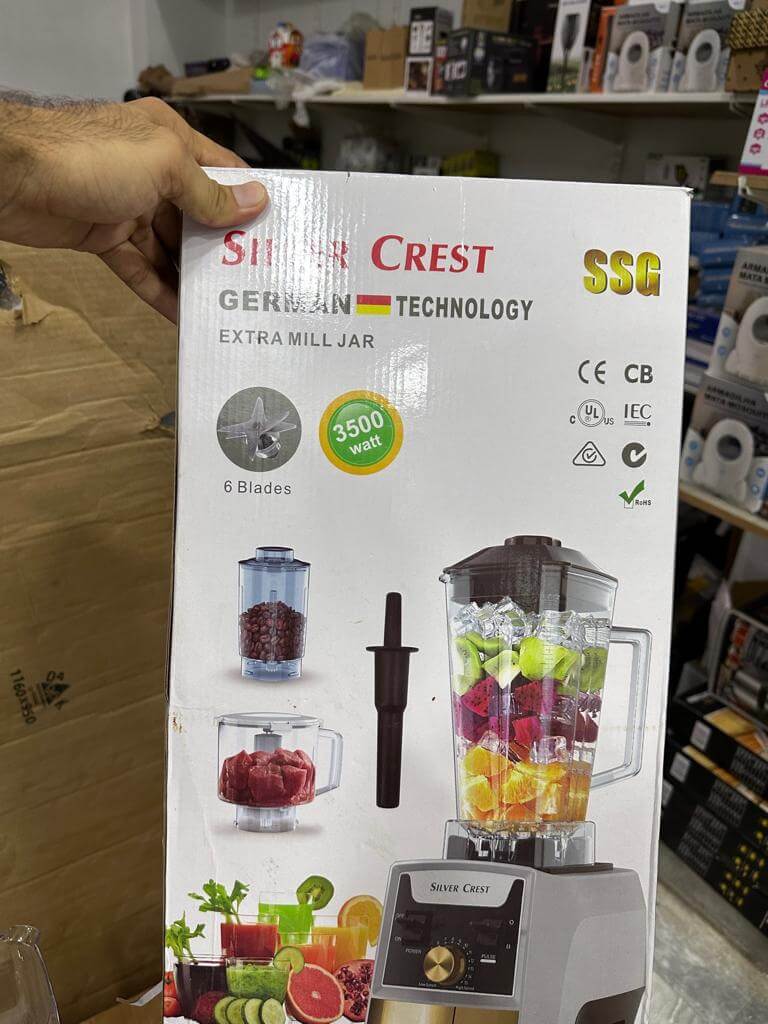 GERMAN SILVER CREST BLENDER 3500 WATT 3 IN 1 - Luxury Choice