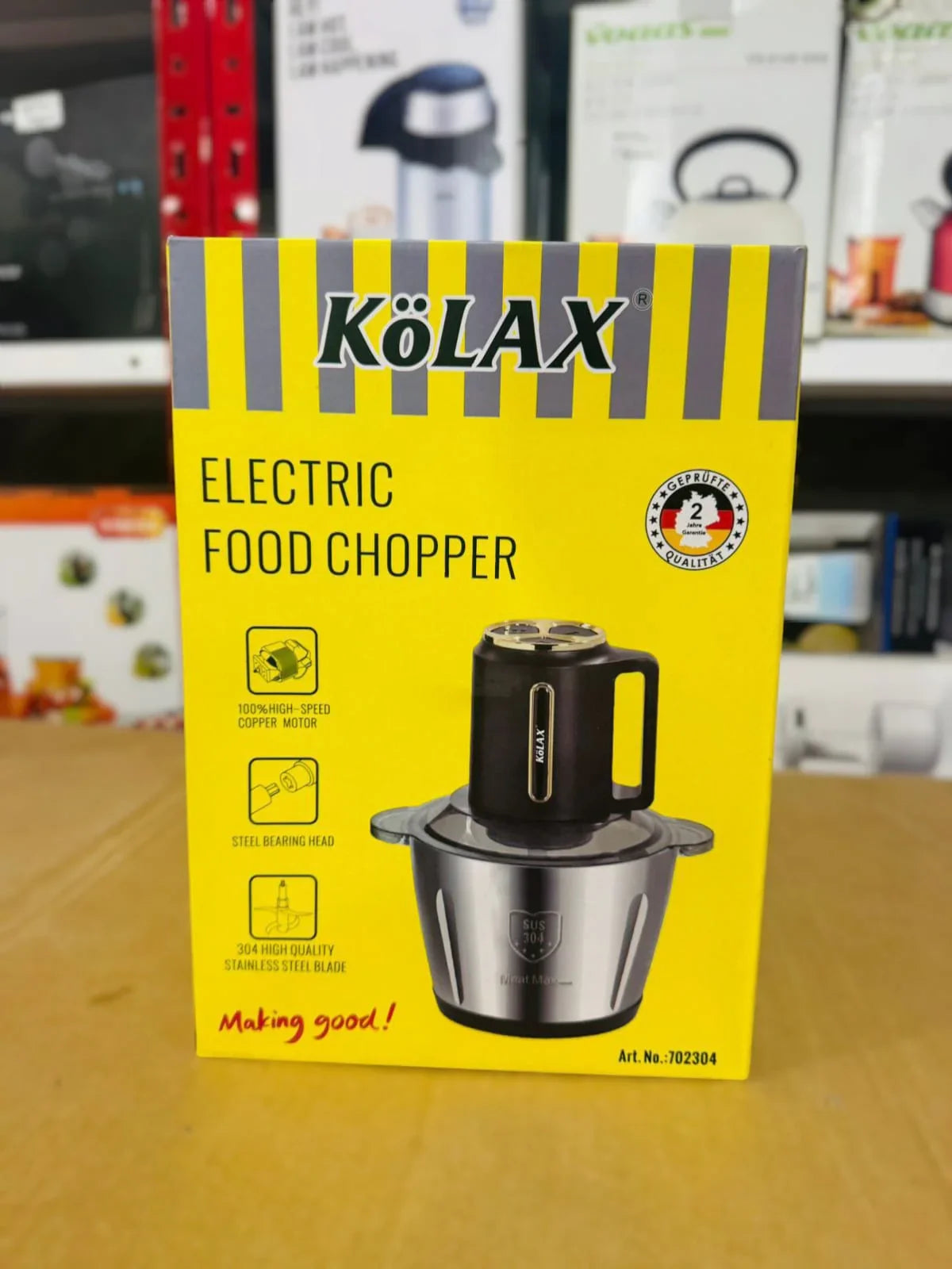 Kolax 3L Electric Chopper 300W-702304 - Luxury Choice