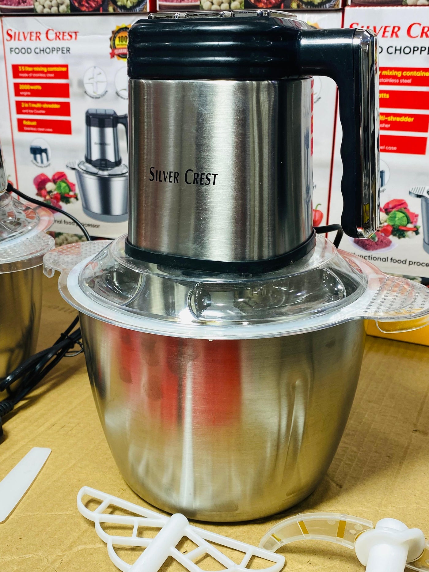 SILVER CREST FOOD CHOPPER 2000WATT 2IN1 3.5 LITER - Luxury Choice