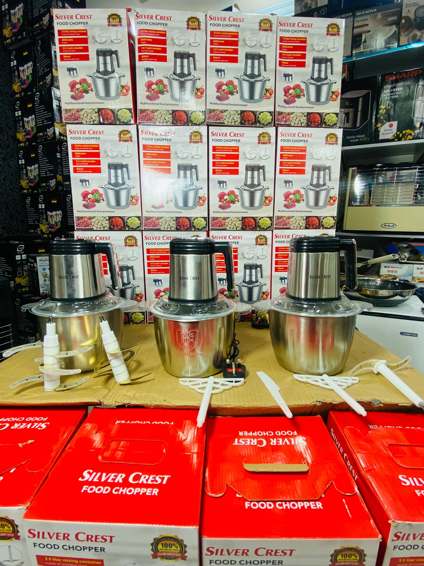 SILVER CREST FOOD CHOPPER 2000WATT 2IN1 3.5 LITER - Luxury Choice