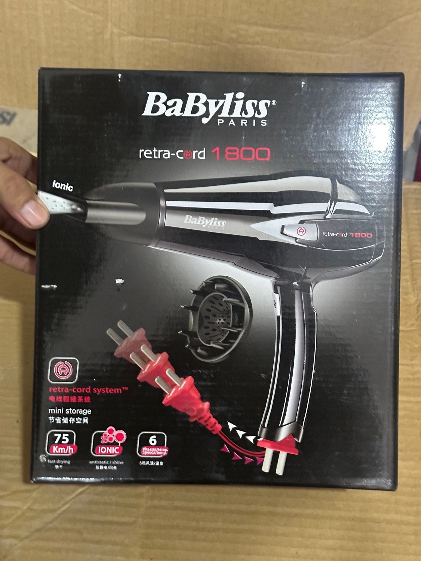 USA LOT Babyliss hairdryer Retra-cord 1800 - Luxury Choice