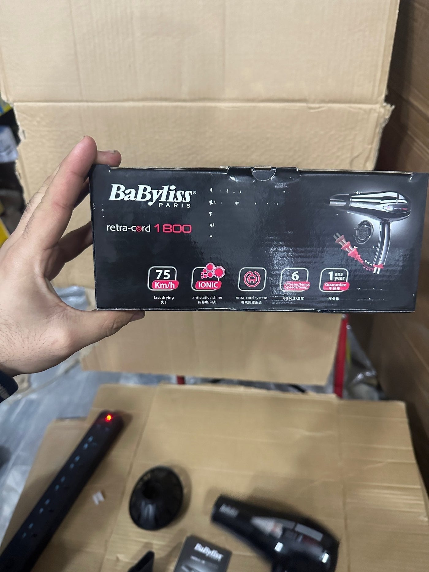 USA LOT Babyliss hairdryer Retra-cord 1800 - Luxury Choice