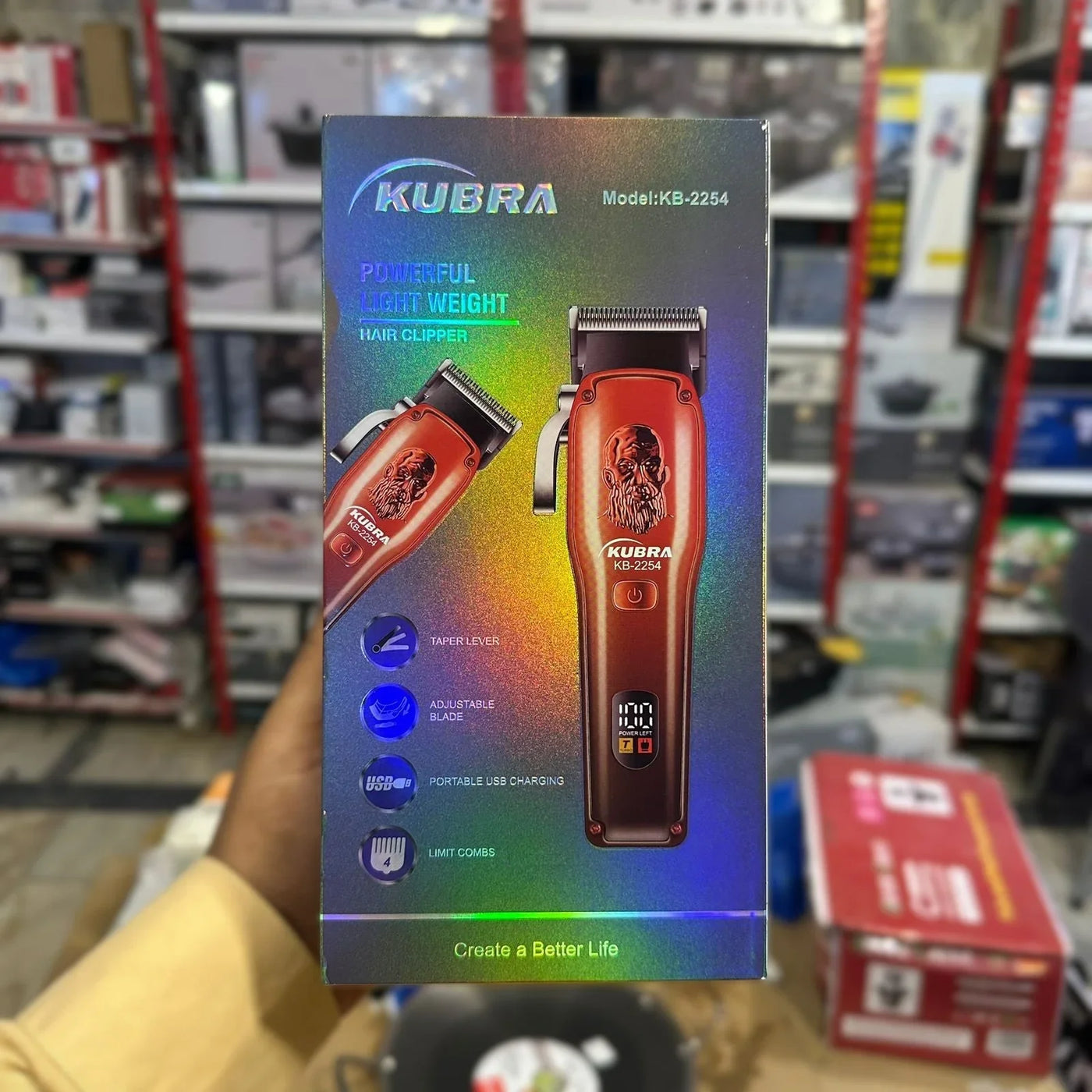 Kubra Hair Clipper KB-2254 - Luxury Choice