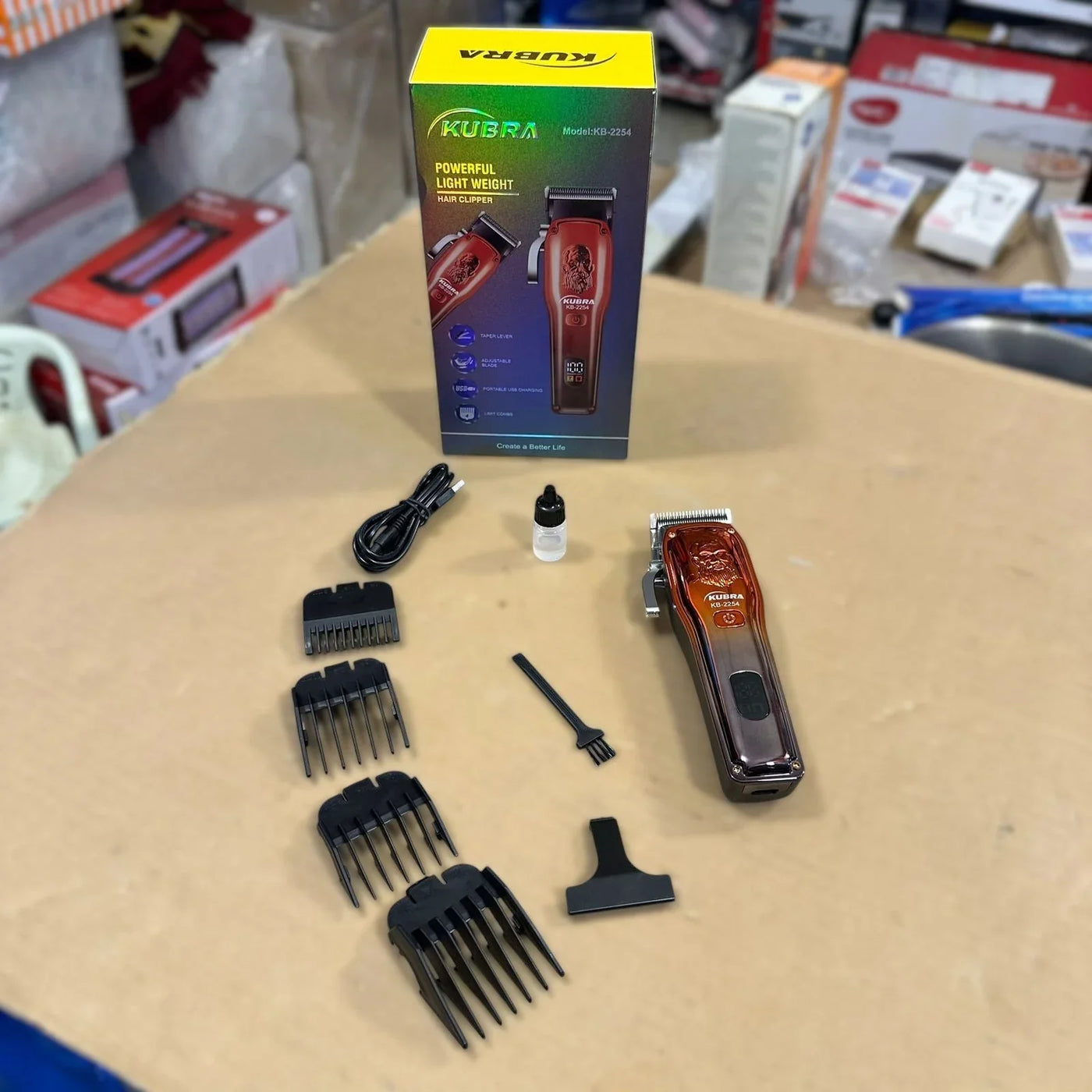 Kubra Hair Clipper KB-2254 - Luxury Choice