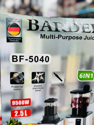 Bardefu 6-in-1 Multipurpose Blender - German Lot - Luxury Choice