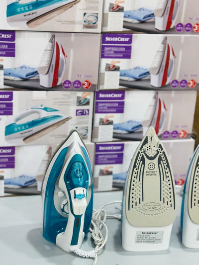 German Lot Imported Silver Crest Steam Iron SC-266 - Luxury Choice