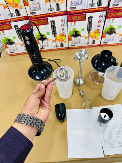 Cronier Professional Multifunction Hand Blender Set - Luxury Choice