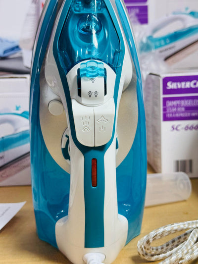 German Lot Imported Silver Crest Steam Iron SC-266 - Luxury Choice