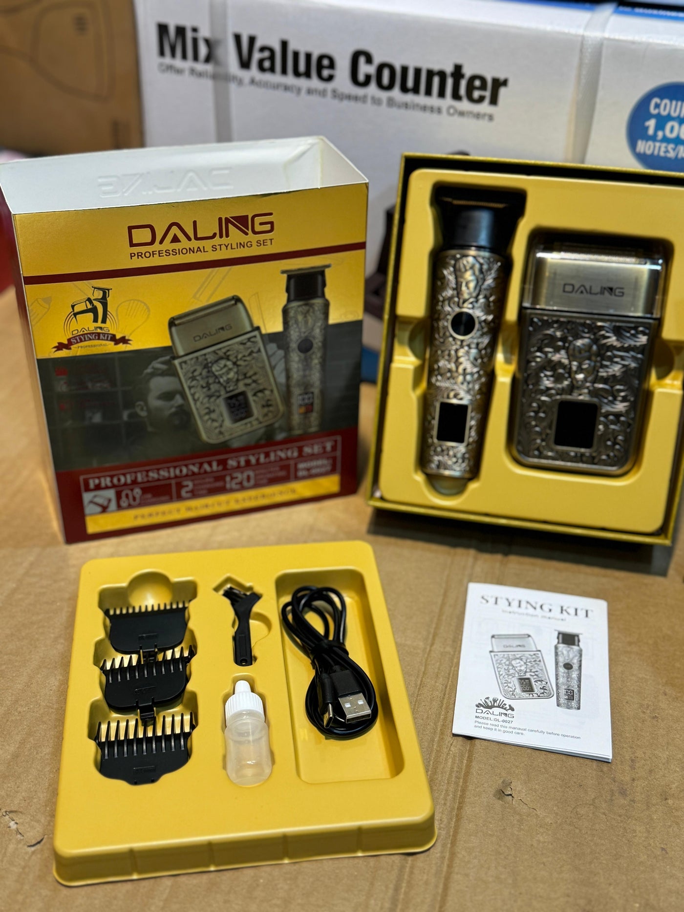 DALING 2in1 trimmer and shaver Haggai quality - Luxury Choice
