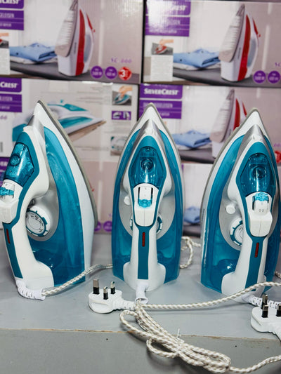 German Lot Imported Silver Crest Steam Iron SC-266 - Luxury Choice