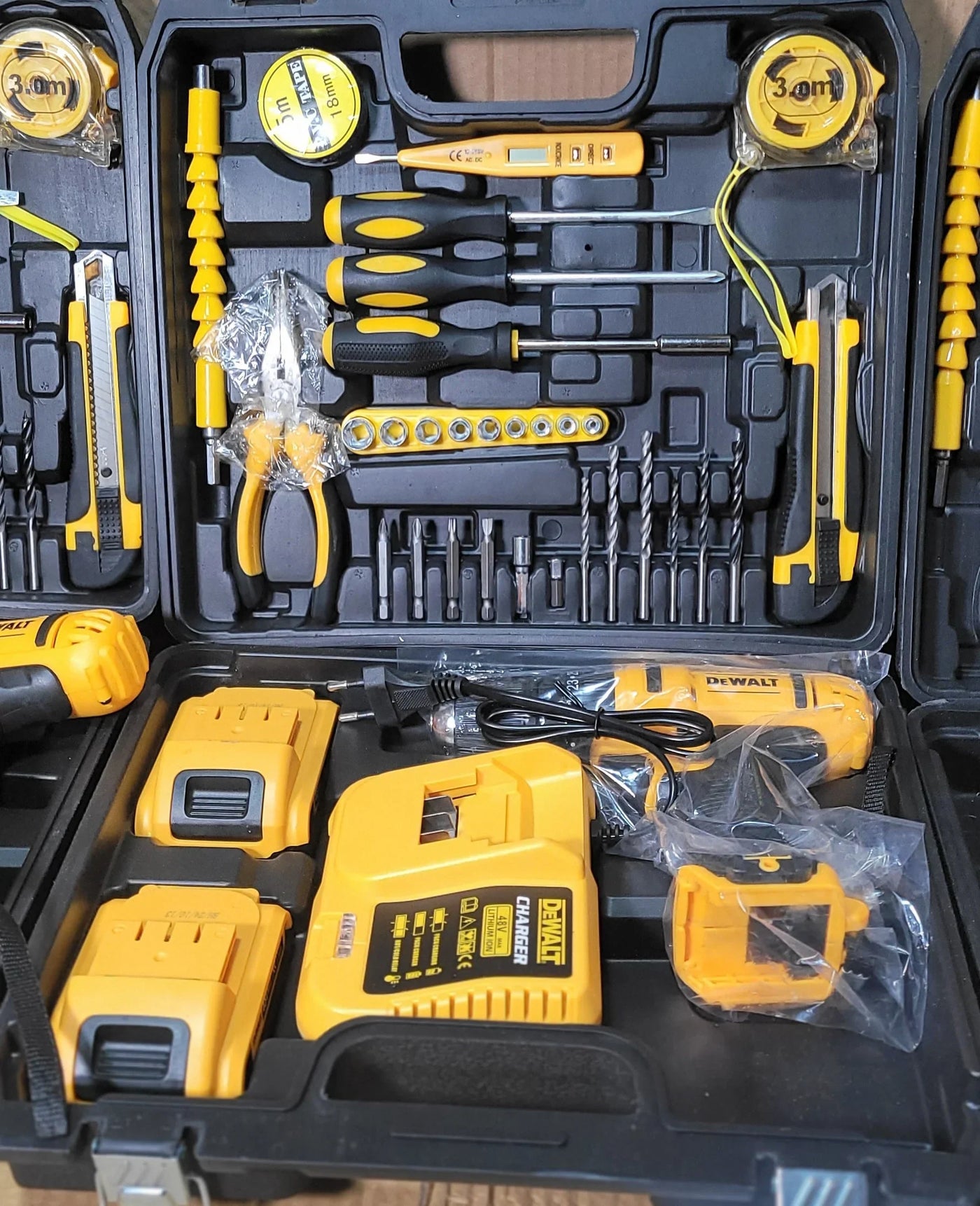Germeny Lot Imported DeWALT Brand 48V cordless Drill With complete Tools - Luxury Choice