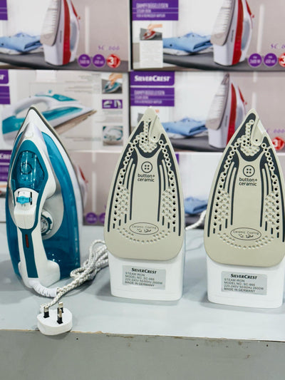 German Lot Imported Silver Crest Steam Iron SC-266 - Luxury Choice