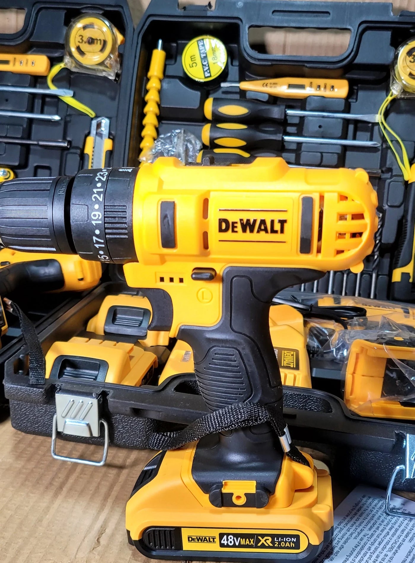 Germeny Lot Imported DeWALT Brand 48V cordless Drill With complete Tools - Luxury Choice