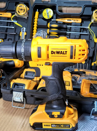 Germeny Lot Imported DeWALT Brand 48V cordless Drill With complete Tools - Luxury Choice