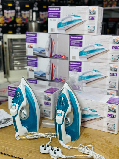 German Lot Imported Silver Crest Steam Iron SC-266 - Luxury Choice