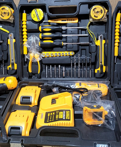 Germeny Lot Imported DeWALT Brand 48V cordless Drill With complete Tools - Luxury Choice