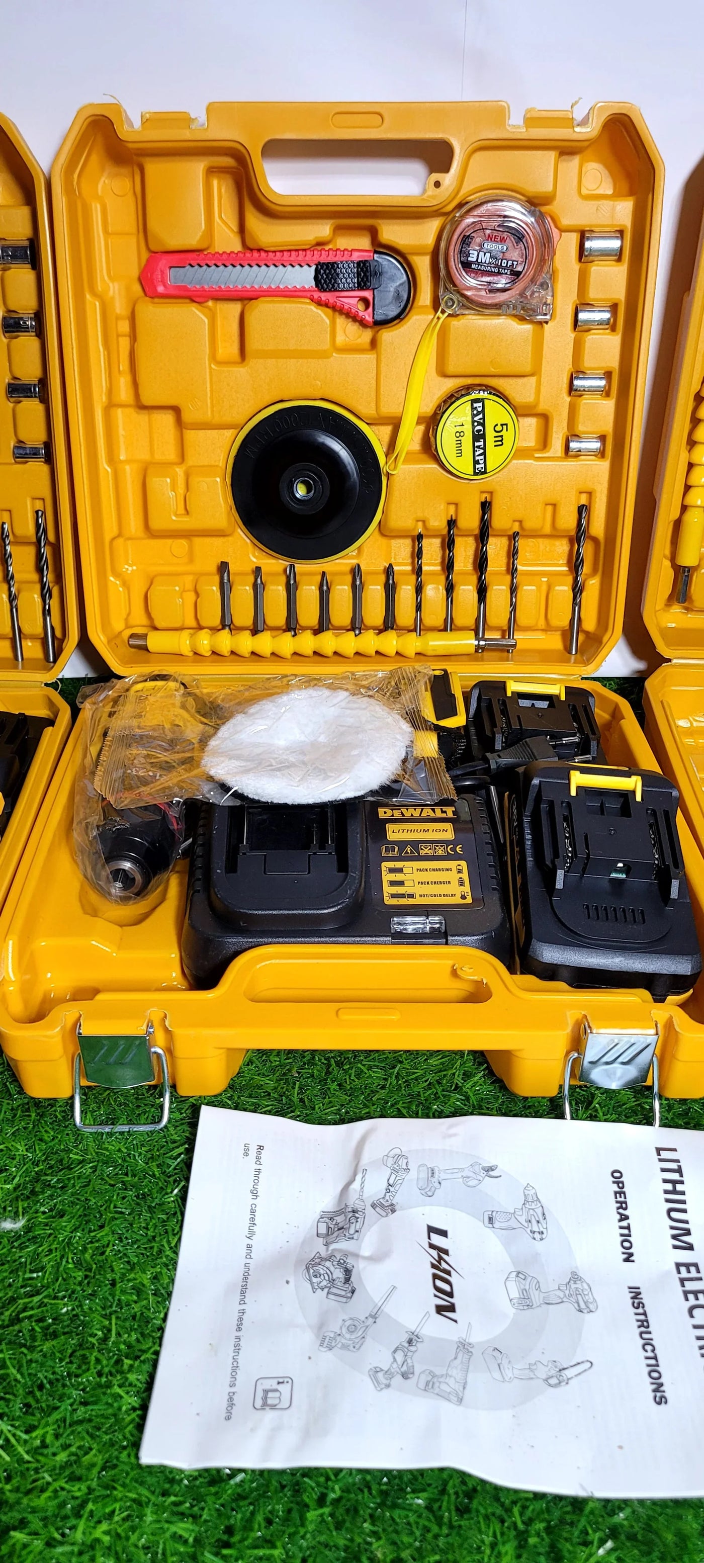 DeWALT 36V 13mm Rechargeable Cordless Drill Set - Luxury Choice