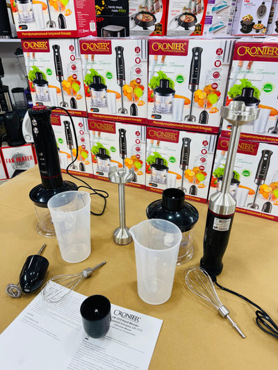 Cronier Professional Multifunction Hand Blender Set - Luxury Choice